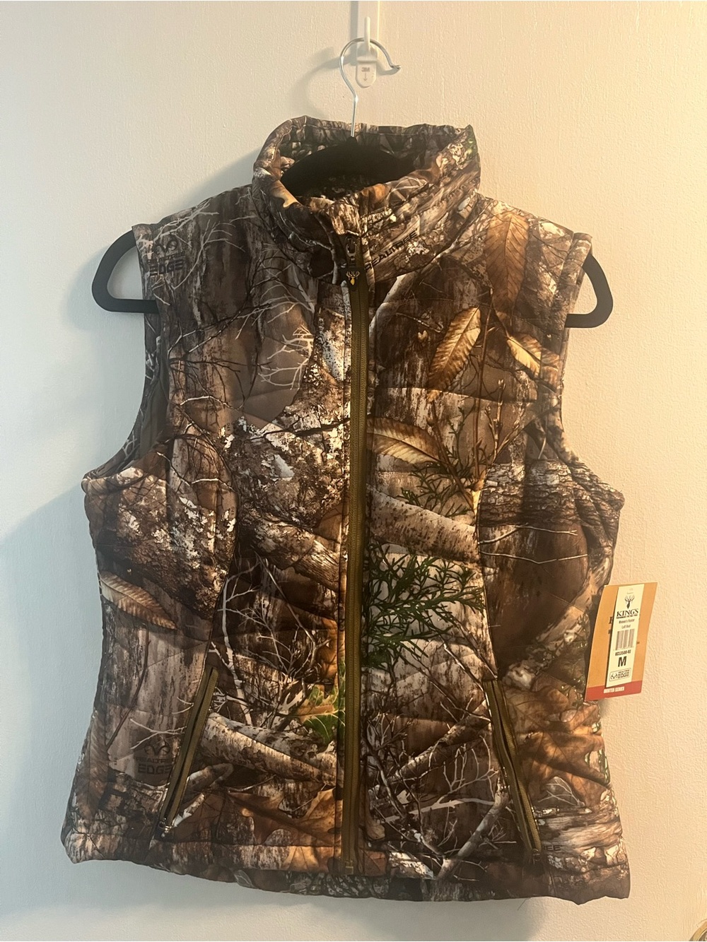 King's Camo Women's Hunter Loft Vest Size Medium Camouflage Outdoors Gift Hunt M